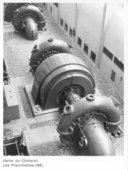 Les turbines de l'usine 1954