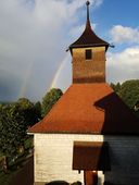 Arc-en-ciel sur Le Temple des Planchettes